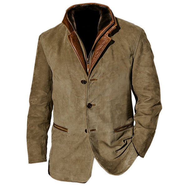Spring and Autumn Vintage Jacket Men's Casual Jacket