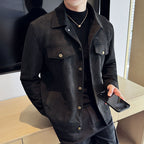 Slim-Fit Collar Short Jacket