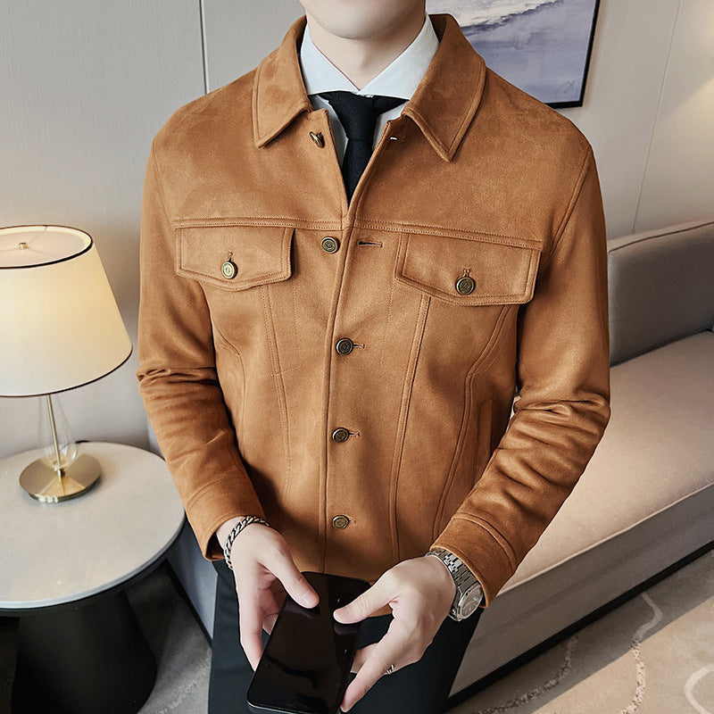 Slim-Fit Collar Short Jacket